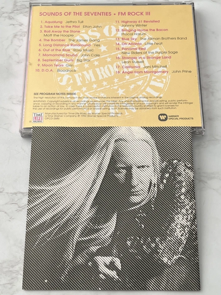 Time Life Sounds Of The Seventies FM Rock III CD Procol Harum, Elton John, Yes Foto 4 de 4