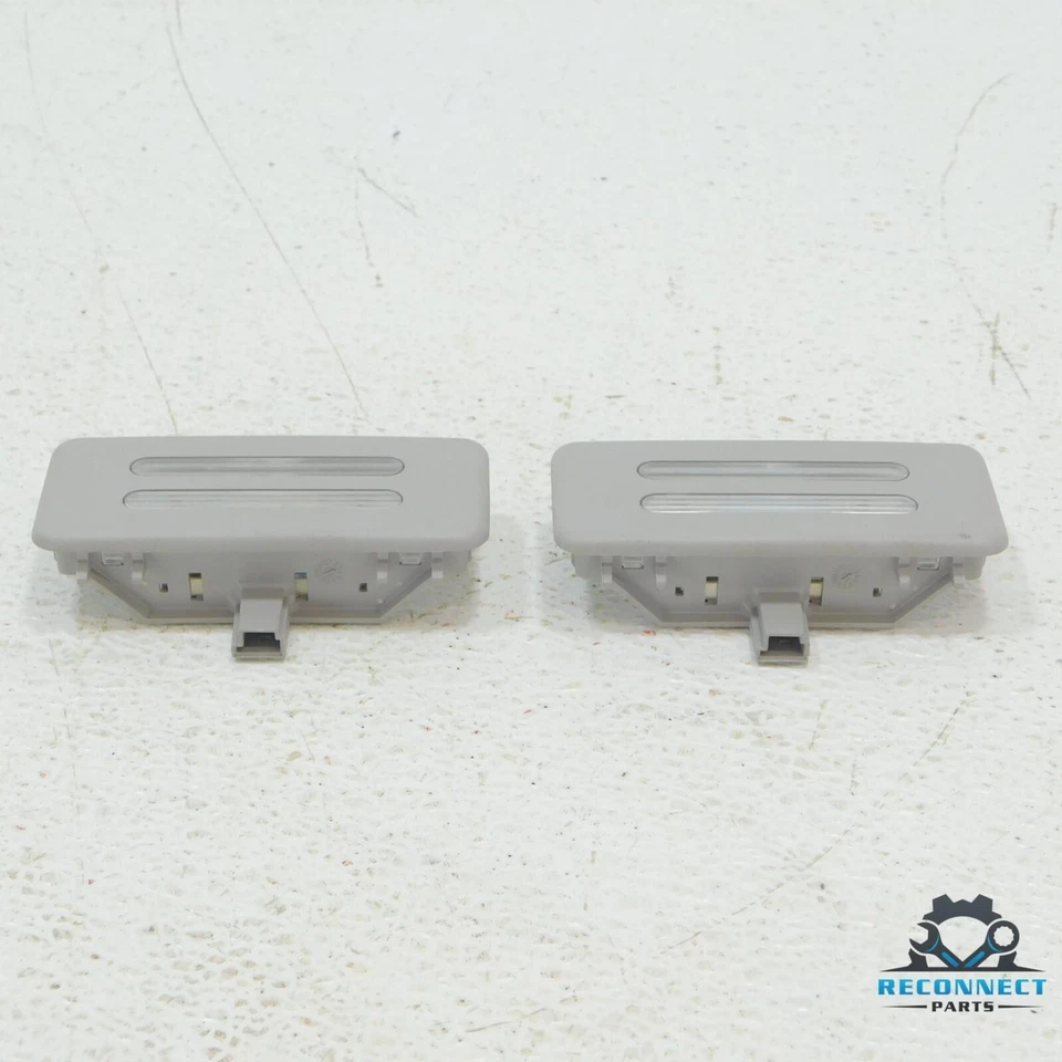 04-17 BMW 335i 550i M3 E90 Parasol Delantero Tocador Espejo Luz Lámpara Gris Conjunto OEM Foto 2 de 4