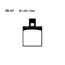 Bremsbeläge Vorderrad für Laverda Ghost 650 Strike Baujahr 1997-1998