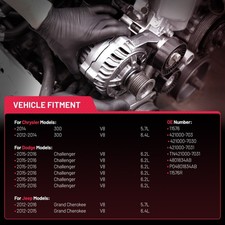 New Alternator Compatible With 11-18 Chrysler 300, 2011 - View #5