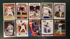 JOE NATHAN - LOT OF (10) DIFFERENT CARDS - Topps Donruss 2000s Twins Tigers