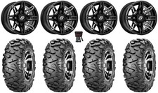 Sedona Rukus 14" Black Wheels 30" BigHorn Tires Textron Wildcat XX
