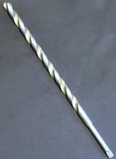 .469 X 12" Extra Long Drill Bit 3/8" Reduced Shank HSS 118  Point RH Cut