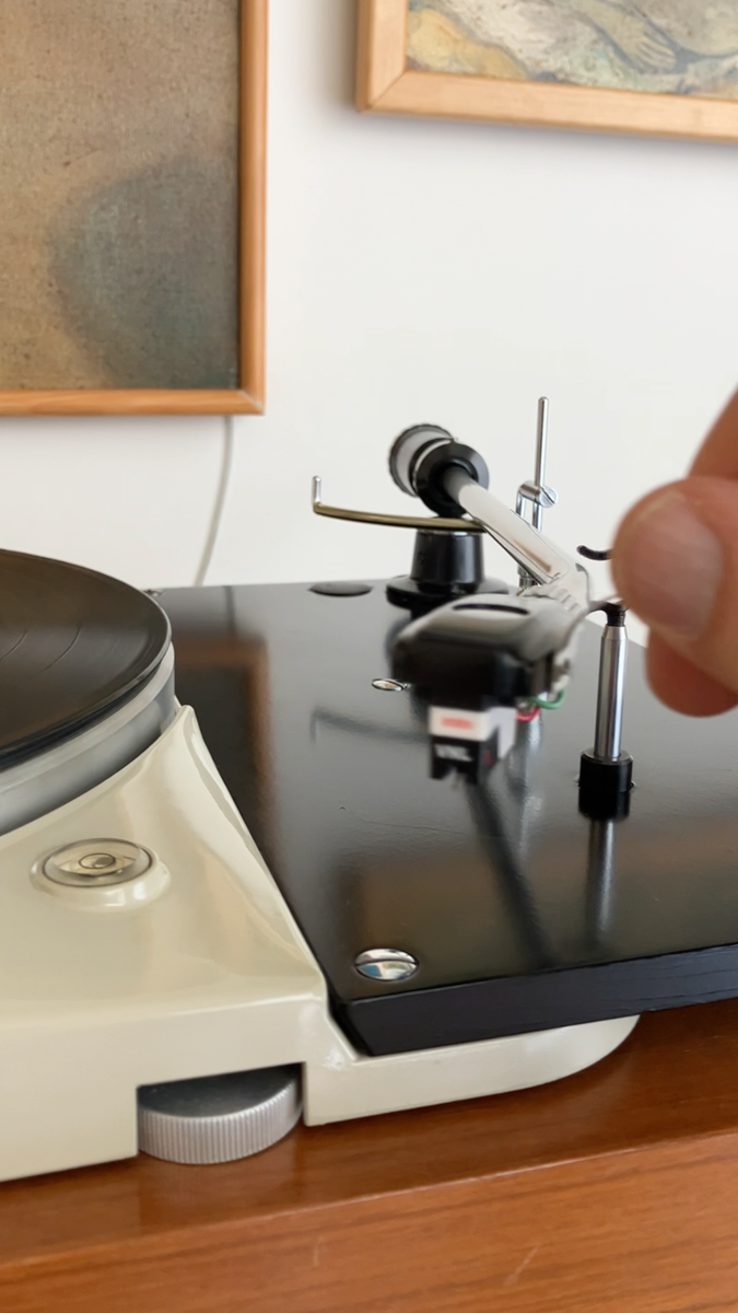Tonearm Ortofon RMG 309 + Armboard Thorens TD124 + Lift + Armrest