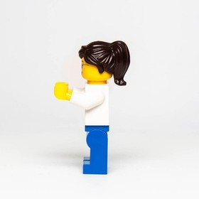 Lego Doctor Minifigure w/ Stethoscope (game012) Female 40161 What Am I?