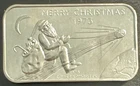 Rare VTG Comet Kohoutek 1973 Christmas New Year 1 oz Art Bar .999 Silver (73)