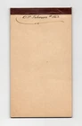 CALIFORNIA HIGHWAY PATROL OFFICER'S MEMO PHYSICAL CONDITION Memo Pad Unused 1950