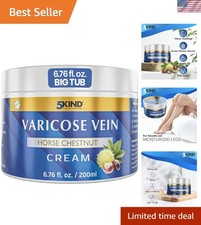 6.76 fl oz Horse Chestnut Cream for Varicose Veins - Soothe with Vanilla Essence