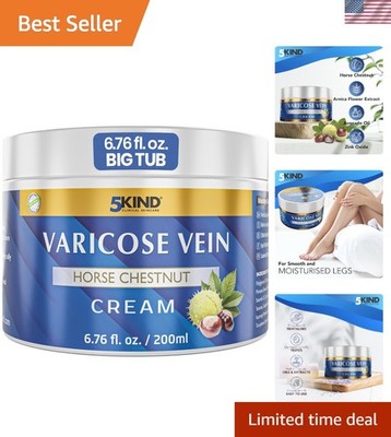6.76 fl oz Horse Chestnut Cream for Varicose Veins - Soothe with Vanilla Essence