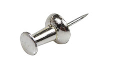 100pc Colorful Push Pins Silver Thumbtacks for Bulletin Board, Office Classr