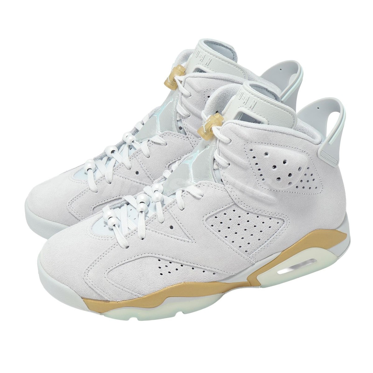 Nike Wmns Air Jordan 6 Retro AJ6 Pearl Women Casual Shoes Sneakers