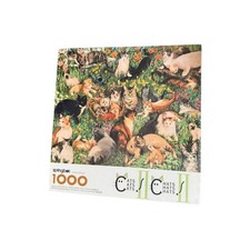 NIB Springbok 1000 Piece Jigsaw Puzzle Cats Cats Cats 24" x 30" New PZ6195
