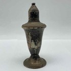 Duchin Creations Sterling Silver Weighted Salt Pepper Shaker Vintage 4.75" — photo 2
