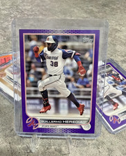 2022 Topps Series 2 Purple Atlanta Braves #610 Guillermo Heredia | Cuba