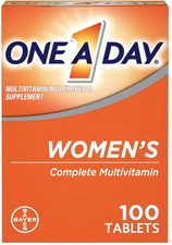 One A Day Women's Multivitamin & Multimineral Tablets 100ct Exp 06/2026