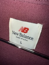 New Balance Made In USA Core Red Marl T Shirt Size L Rare