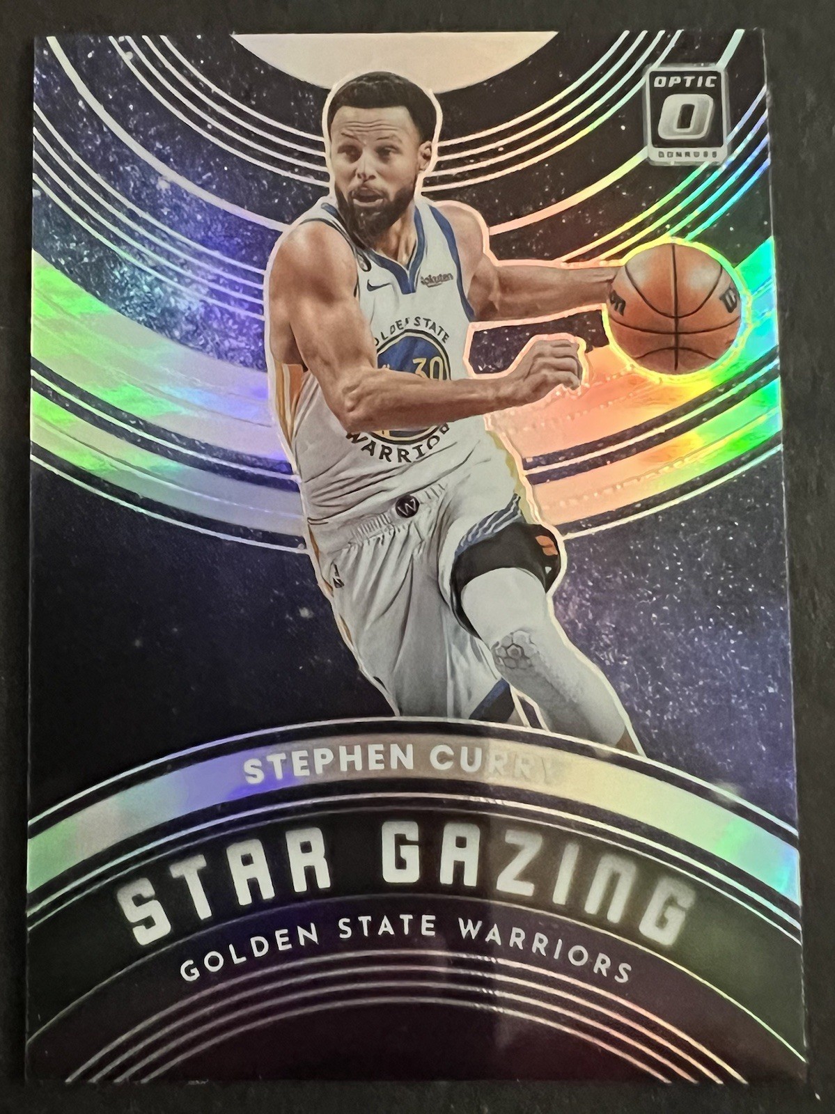 2022-23 Donruss Optic-Star Gazing-Stephen Curry #10 Holo Prizm Silver