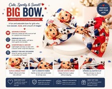 Ex Ex Large Bow For Any England Footbal Fan Handmade UK