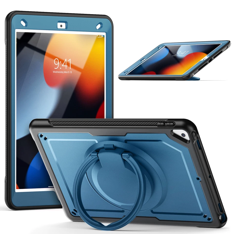 Shockproof Roating Handle Stand Case Cover For 11th 10th 9th 8th 7th Gen Pro 11" - Image 4 of 4