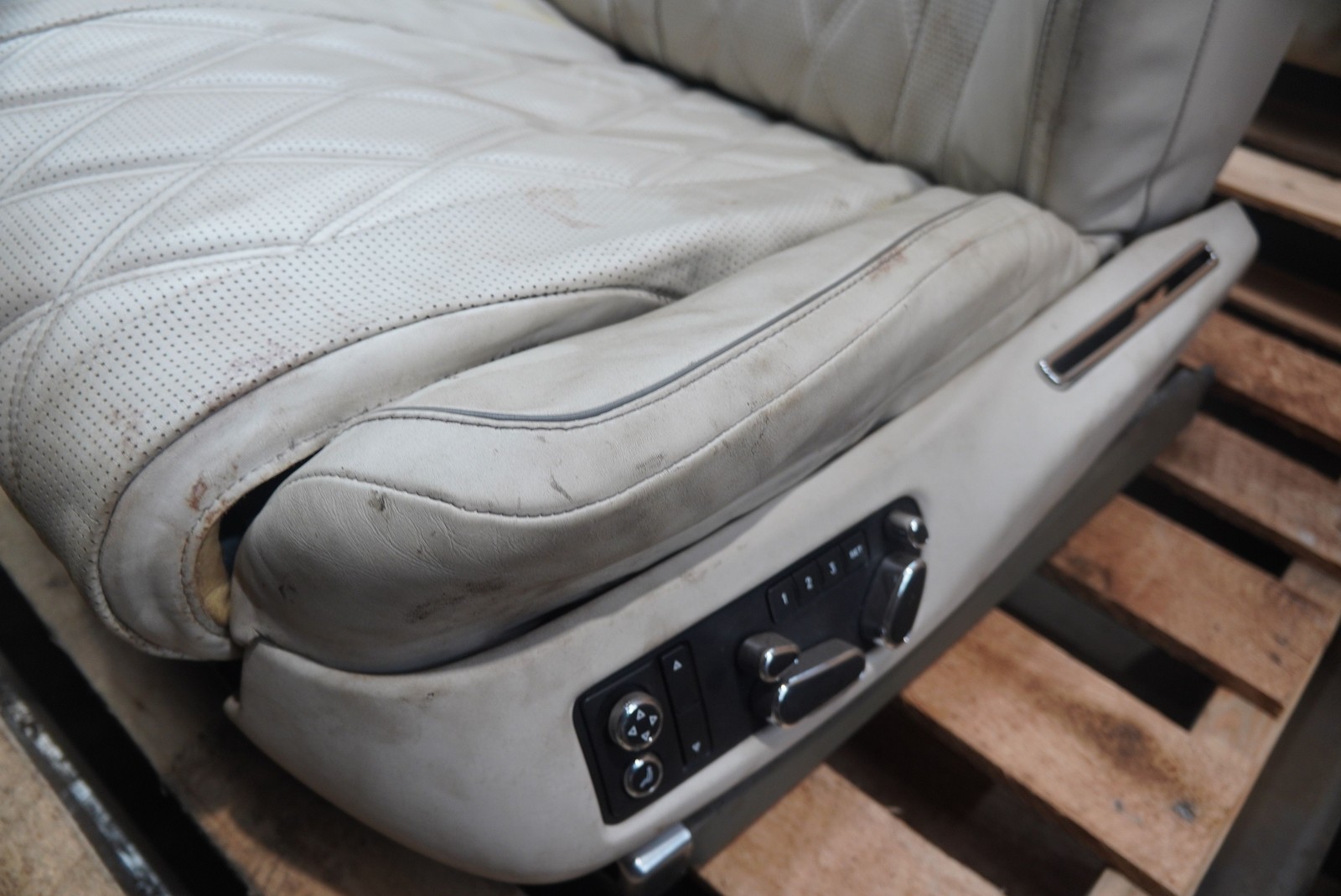 Set Front Rear Seat Console Assembly Leather Heated OEM Bentley Flying Spur 2014