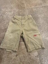 LEVI S BOYS SHORTS / Size 20 / Tan / 2 Hip Pockets 2 Thigh Pockets / Zipper