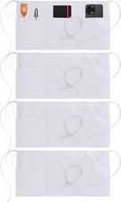 Utopia Wear Server Aprons 4 Pack 3 Pockets Waiter Waitress