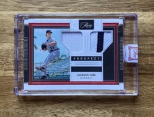 2022 Panini Three And Two Jackson Jobe Detroit Tigers Prospect Dual Jersey /49