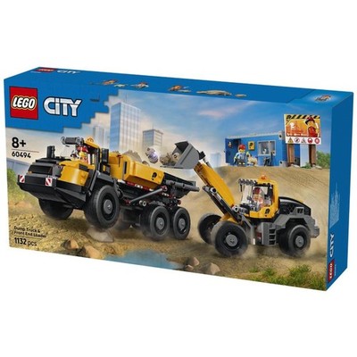 LEGO City Bau Muldenkipper & Lader Set 60494 Kinder Bauspielzeug VORBESTELLUNG