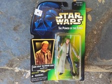 Vintage 1996  Han Solo in Endor Gear  Action Figure Star Wars Toy New Old Stock