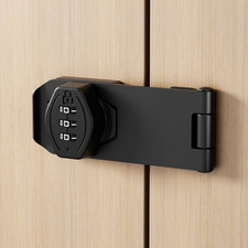 ETEKJOY Cabinet Lock Keyless 3-Digit Password Combination Code Hasp Latch Lock