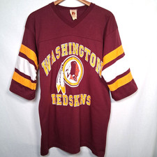 Vintage Washington Redskins Shirt Large Logo 7 Single Stitch NFL READ