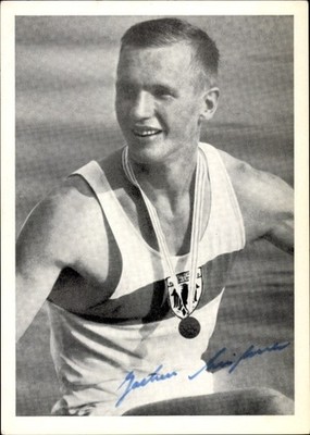 Photo rower Jochen Meißner, autograph - 11447139