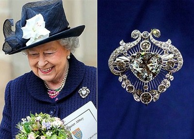Königin Elizabeth II von England Postkarte