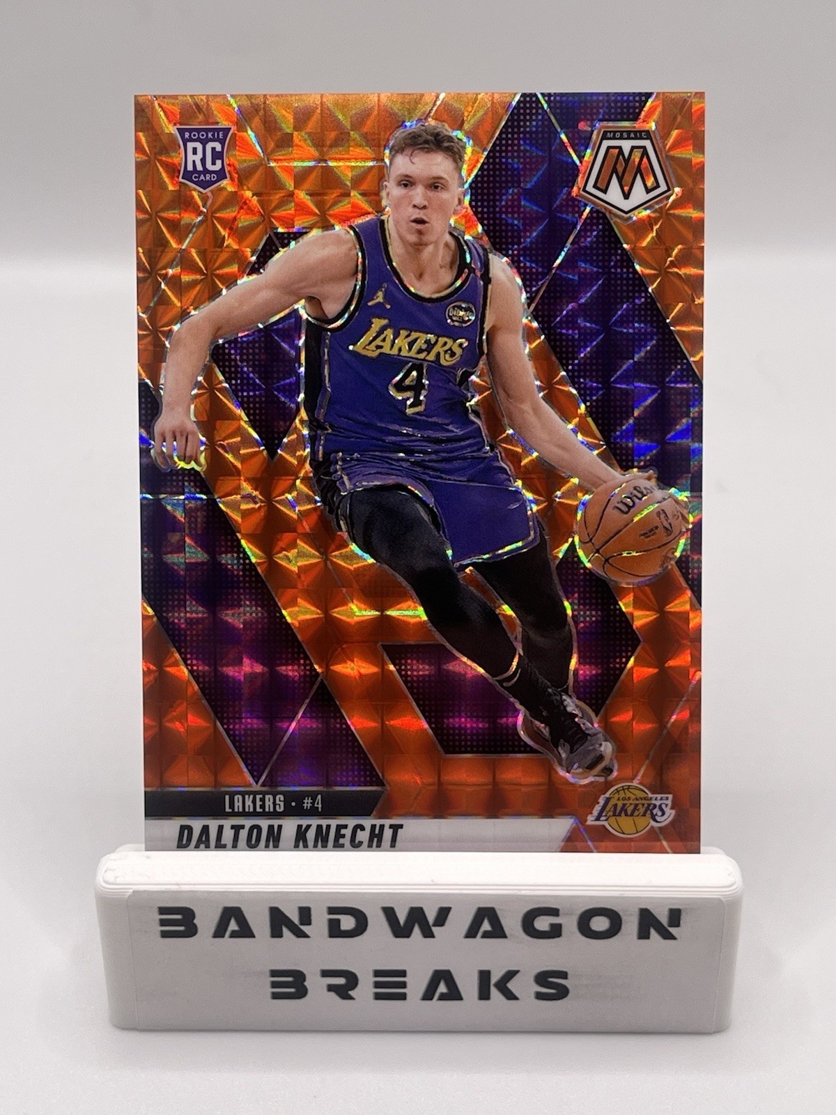 2024 Mosaic Dalton Knecht 238 Orange /249 Rookie RC Lakers