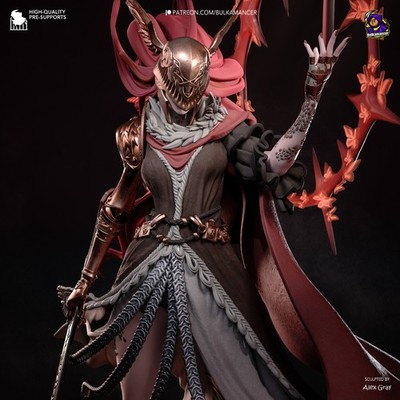 Malenia - Elden RIng - Resin Figure Unpainted/Painted 3D Print Model Kit Statue