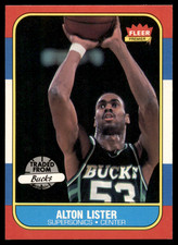 1986-87 Fleer #64 Alton Lister - Seattle Supersonics NBA Basketball
