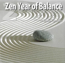 2026 Zen 16-month (Sept 2025 through Dec 2026) 12"x12" Wall Calendar