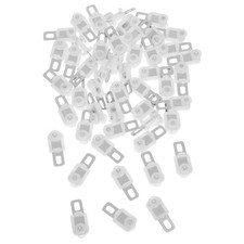 40 Pcs Heavy Duty Curtain Pulleys Runners and Hooks Glider Rail Track