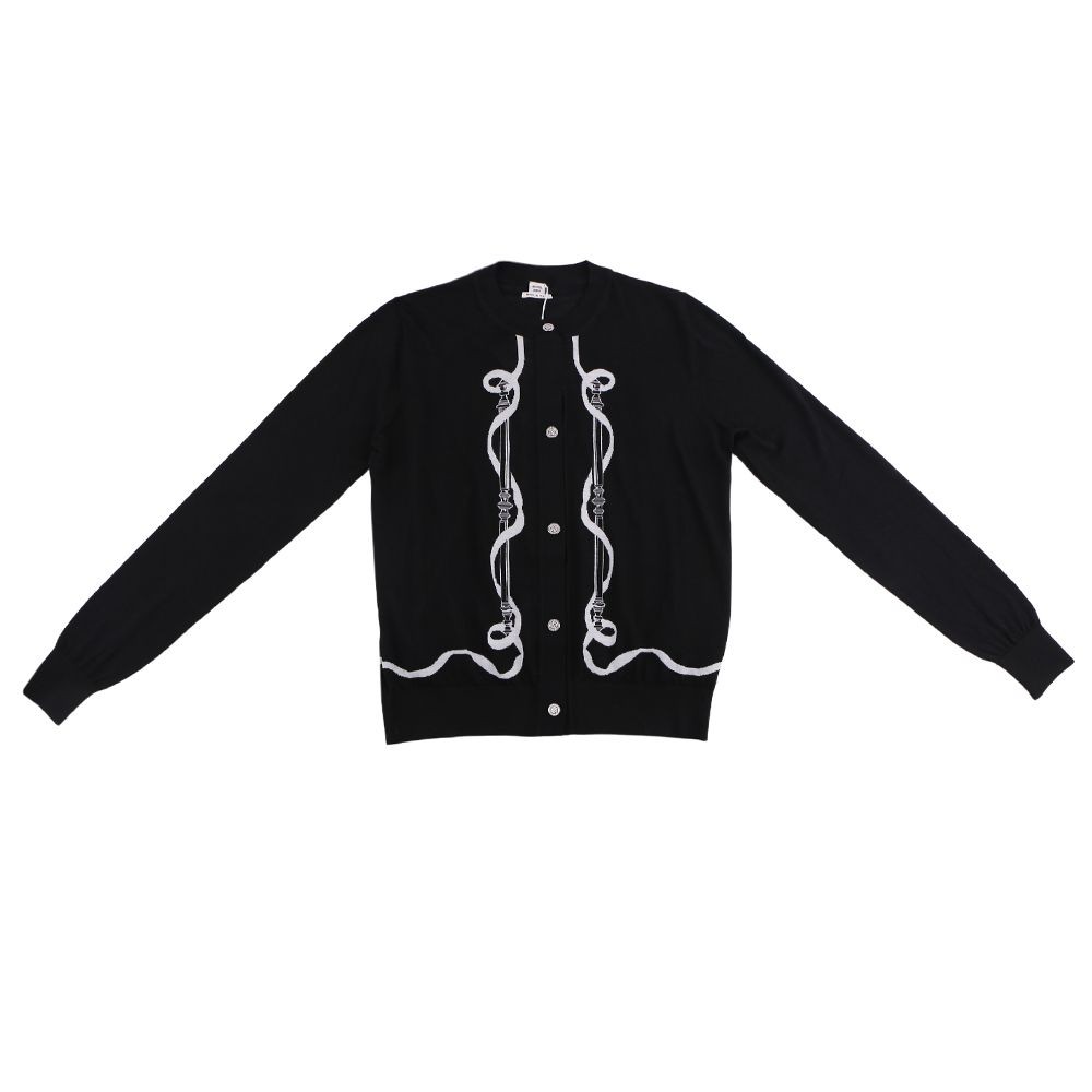 Hermes Women's Ferronnerie Long Sleeve Cardigan H6E2740DC0238 150912733 [U] image 10