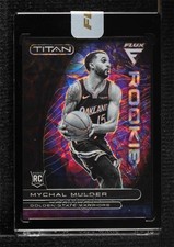 2020 Panini Flux Titan Rookies FOTL Black Scope Prizm 2/8 Mychal Mulder #69 02ez