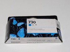 June 2024 GENUINE HP 730 Cyan Ink Cartridge 130-ml DesignJet P2V62A