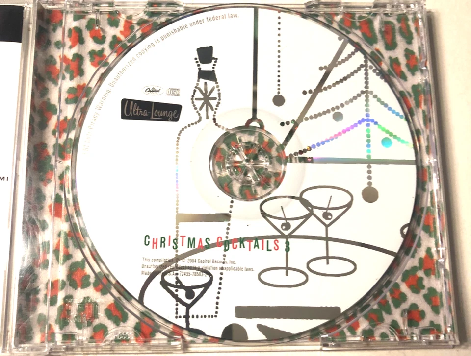 Ultra-Lounge Christmas Cocktails Part Three CD June Christy Julie London Dean Ma - Image 3 of 4