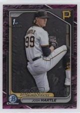 2024 Bowman Draft Chrome Fuchsia Lunar Refractor /199 Joshua Hartle Josh 0c3h