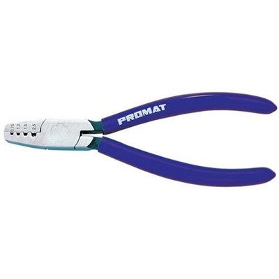 PROMAT Aderendhülsenzange Gesamt-L.180mm 0,25-16,0 (AWG 23-5)mm² pol.Ku.-Überzug