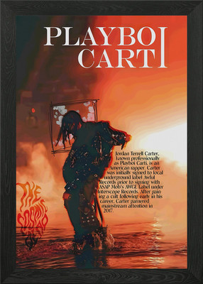 Playboi Carti Poster Gerahmtes Wandbild Poster Leinwanddruck Bild