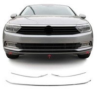 KüHlergrill Leisten Grillleisten FüR VW Passat 3G B8 Variant 2014-2019 Chrom 3X