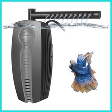 165GPH Aquarium Filter, 8W Adjustable Fish Tank Filter, Submersible Internal ...