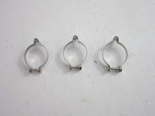 Vintage Top Tube Brake Cable Guide Clamps Set Of 3 Bands