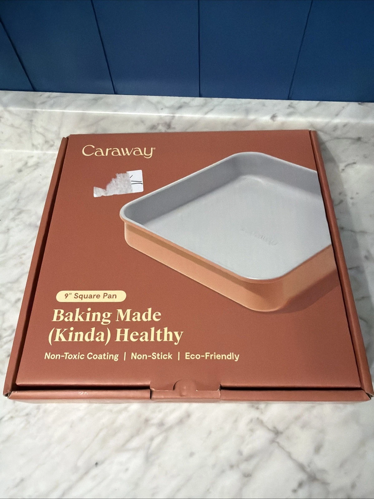 Caraway Blue 9 Inch Square Baking Pan Non-Toxic Coating Non-Stick Eco-Friendly
Opens in a new window