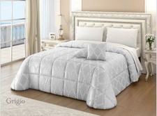 TRAPUNTA INVERNALE MATRIMONIALE LAURA BLASI DESIREE PIZZO + 2 CUSCINI ARREDO